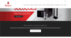 Desktop Screenshot of hepso.com.br